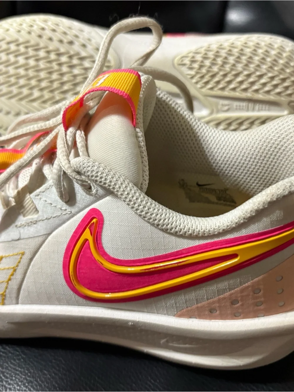 Nike GT 03 sneaker shoes  Pink & Yellow sneakers for girls/women’s size 6.5Y